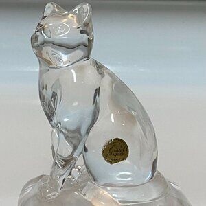 Animal Boutique by Cristal D'Arques-Durand features a Cat on a Frosted Pillow